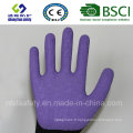 Gants de protection du travail Latex de nylon Gants de sécurité Gants en latex